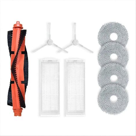 X20 Saugroboter-Set mit Seitenbürste, HEPA-Filter, Ersatz-Wischpad, kompatiblem Reinigungszubehör, 3-teiliges Set, effiziente Reinigung, einfacher Austausch (1/5)