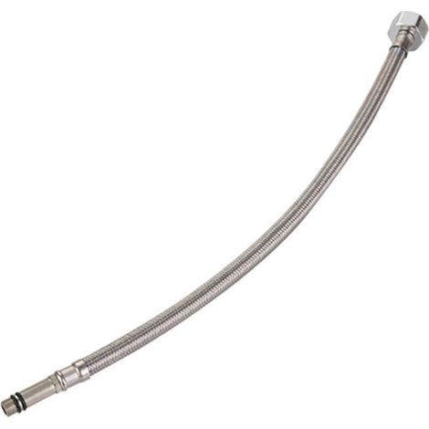 Raccords de ligne d'alimentation pour robinet en acier inoxydable 304 Tressés de ligne d'approvisionnement de tuyau flexible de rechange pour robinet (80CM) (1/4)