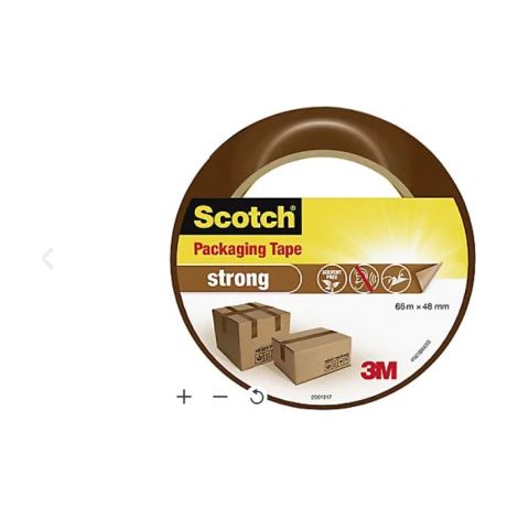 Rouleau de ruban adhésif de packaging general use brown 48mm x 66m 4501b6648 scoth 7100303339 (1/2)