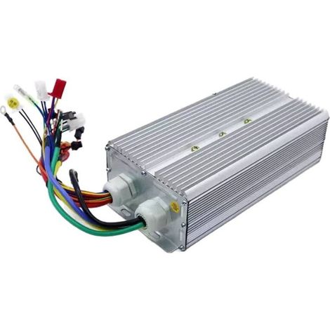Controlador sin escobillas de doble fila 48V/60V/72V/84V 3000W para motor BLDC/bicicleta eléctrica/triciclo/motocicleta de 18 tubos