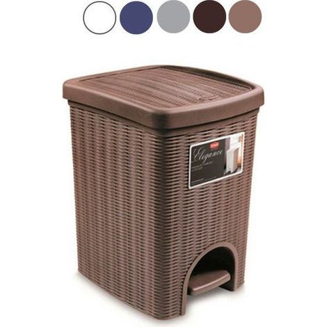 Papelera de pedal Elegance azul marino L 20 Stefanpl