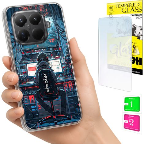 Schutzhülle für Xiaomi 15T Pro: Rückseite mit Fotoschutz + 9H-Glas (1/5)