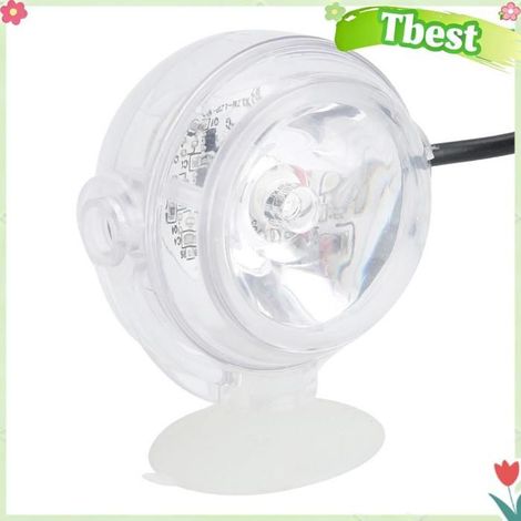 Tbest Lumière d'aquarium LED Aquarium Submersible Spot Light Fish Tank Underwater Amphibious animalerie eclairage Spot- (1/5)
