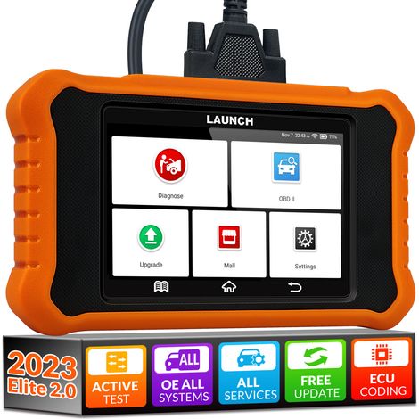 LAUNCH X431 Elite : outil de diagnostic automobile pour AUDI, MERCEDES-BENZ, BMW et GM