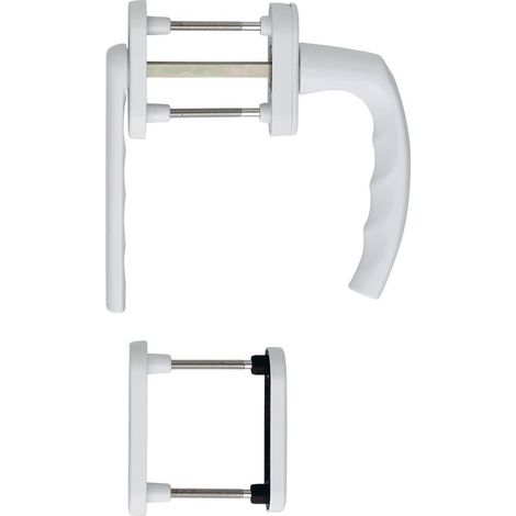 HOPPE® Fenstertürgriffgarnitur Atlanta 0990KH/66N/U26, Aluminium, 2266101 (1/2)