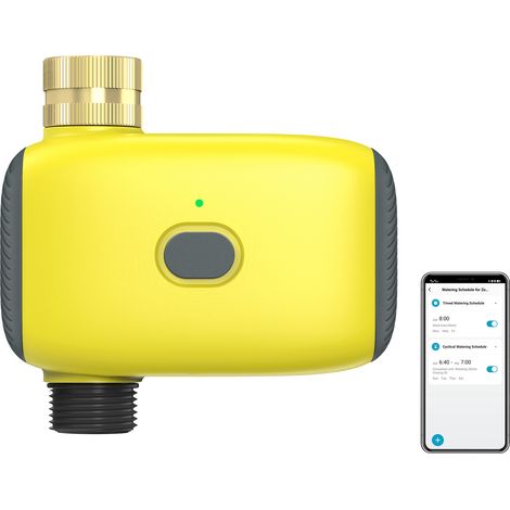 Automatischer Gartenbewässerungstimer, intelligenter Bewässerungsventilregler, Bewässerungsdauereinstellung (1/5)