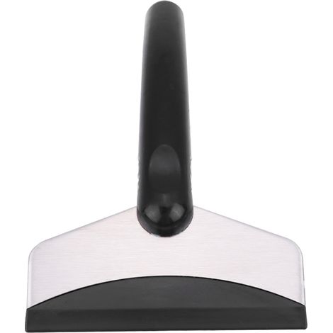 Grattoir à glace et pelle à neige compacte en acier inoxydable pour voiture, outil de déneigement et nettoyage (1/5)