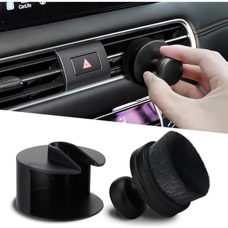 Brosses de nettoyage de voiture, brosses de nettoyage de voiture, brosses de nettoyage de voiture, brosses de nettoyage à poils doux, brosse de détail haute densité portable pour tableau de bord de (1/5)