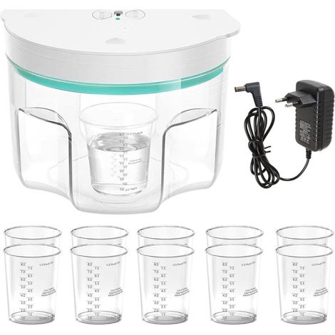 Éliminateur de bulles de résine 2L, élimine rapidement 99,9% des bulles en 5 minutes, chambre de dégazage sous vide de 95 kPa, machine à résine époxy compacte et sans air.