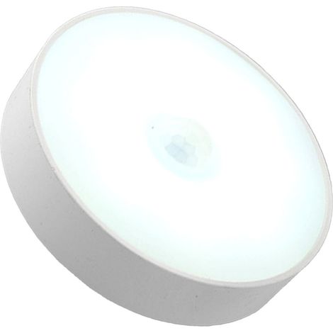 Intelligentes LED-Nachtlicht mit Anwesenheitssensor, kreative Nachttischlampe für Flur, Kleiderschrank oder Schlafzimmer, weißes Licht (1/5)