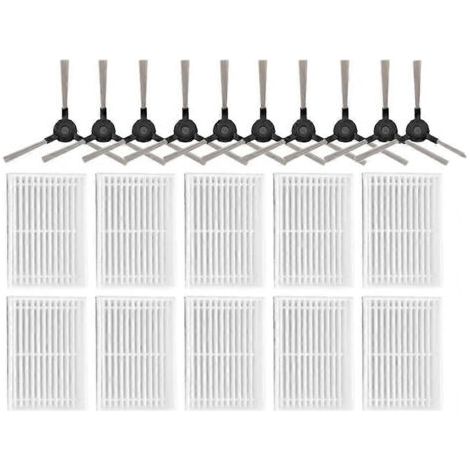 BARKBUSTERS Pièce de rechange pour aspirateur robot WAP ROBOT W300 : brosse latérale et filtre HEPA. (1/5)
