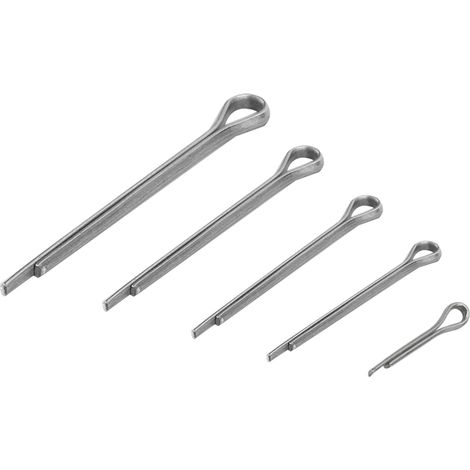 175-teiliges Set mit 5 verschiedenen Arten von Splinten aus Zinklegierung, Befestigungsmaterial (1/5)