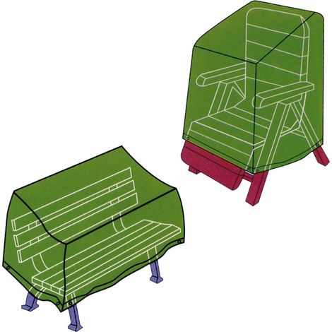 Set 3 Telo di protezione "Cover" per Poltrone, Tavoli e Divani da Giardino e Piscina (1/3)