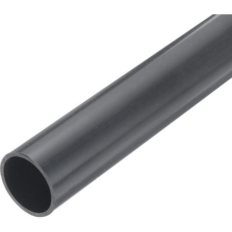 1 Pouce PVC Tube Rigide Rond Tube Tuyau Matériel Tuyau 28.2mm ID 32mm OD 9" Longueur Gris Foncé Haute Résistance pour Tuyau D'Eau, Artisanat, Gaine Câble (1/5)
