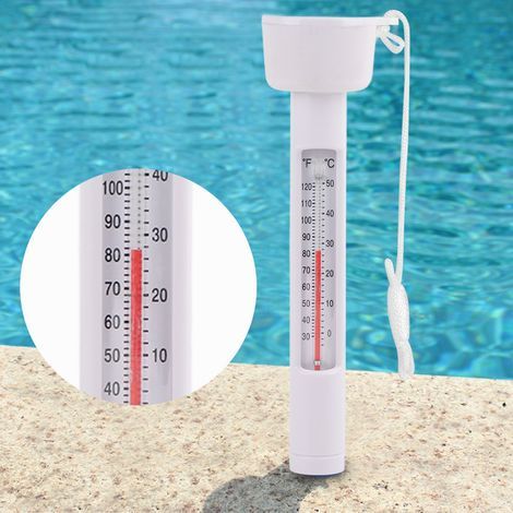 Großes schwimmendes Thermometer für Außen- und Innenpools, Spas, Fischteiche (℃ & ℉) (1/5)