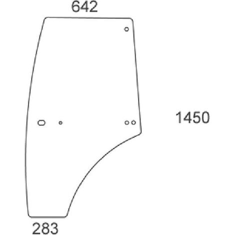 Vetro portiera sinistra UNIVERSALE VA431589N (1/2)