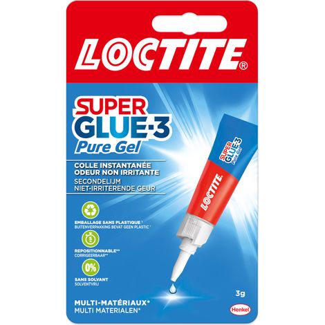 Supercolla-3 Gel Puro Tubo 3gr - Loctite (1/3)
