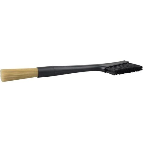 Cepillo de limpieza para café y leche en polvo, cepillos de nailon suave, molinillo de doble cabezal extraíble -Crezuo