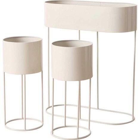 Blumenständer aus Metall AURELA, 3er-Set