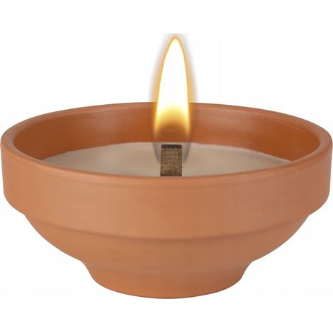 BISPOL - Candela aperta in ceramica C003 - 1 pz.