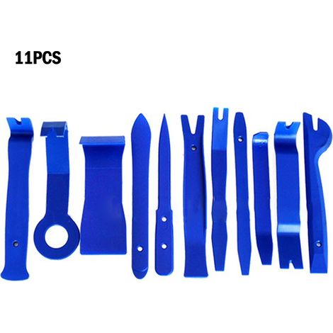 Product: Car audio repair kit, 11-piece, tool for removing and installing the CD player in the center console, blue 0.18