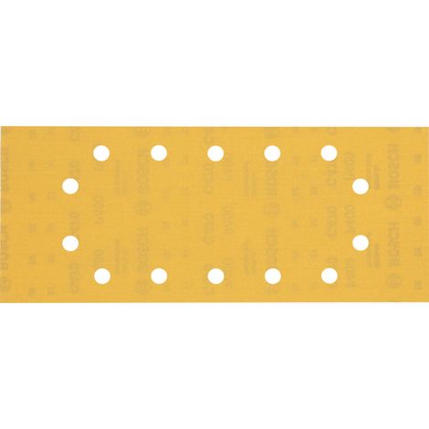 Bosch EXPERT C470 Schleifpapier mit 14 Löcher für Schwingschleifer 115 x 280mm G 400 10-tlg. für Exzenterschleifer 10 Stk