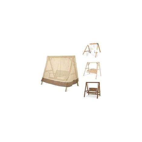 Telo protettivo per altalene da giardino tipo A, impermeabile e resistente ai raggi UV, copertura per mobili da giardino e patio, 182 x 139 x 170 cm - Crezuo