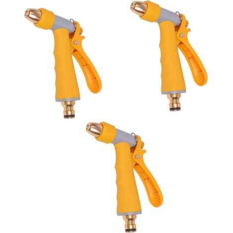 3pièces Pulvérisateur à Haute Pression Pour Nettoyage De Voiture Arrosage De Jardin Et Outils De Lavage Polyvalents Tuyau Durable Et Anti-fuite Avec Prise Confortable Pour Usage (1/5)
