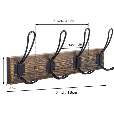 Appendiabiti con 4 ganci