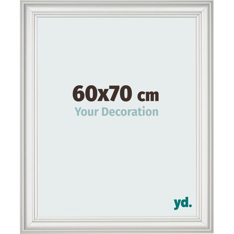 yd. - Cadre photo 60x70 - Blanc Patine - MDF - Lazio (1/5)