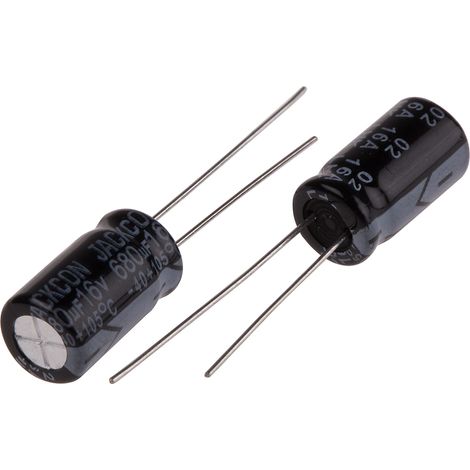 Condensateur RS PRO 680µF, 16V c.c.