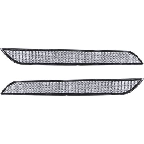 Jeffergarden 2 pièces feu de position latéral 63147187087 lampe réflecteur de pare-chocs avant pour E71/X6/E70/X5MWhite