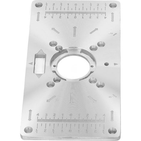 Lot de plaques de table de défonceuse électrique pour machine de gravure sur bois, insert de fraisage à retournement (1/5)