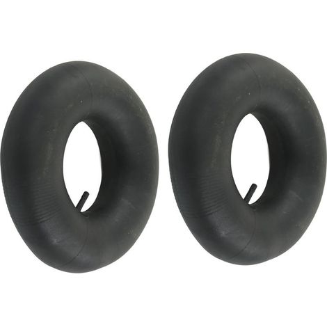 TONYSA 2 pièces de chambre à air 145/70-6 avec valve droite en caoutchouc pour karts à pédales 90 cm³, diables et tondeuses à gazon (1/4)