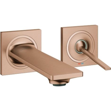GROHE Mitigeur lavabo 2 trous Allure 193092 FMS Projection 154mm warm sunset brossé, 19309DL2