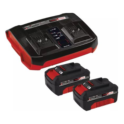 Starter kit PXC 18V 2 batterie 4,0 Ah e caricabatteria Einhell dispositivi PXC