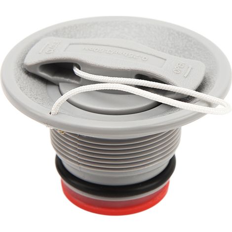 2 Pièces Bouchon de Valve à Air pour Kayak, Canot Pneumatique, Radeau - Bouchon à 8 Dents avec Corde et Couvercle (1/5)