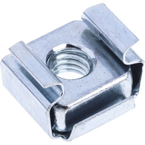 Écrou-cage, Acier, M5, Découpe panneau 9.53 x 9.53mm ( Prix pour Sachet de 50 )