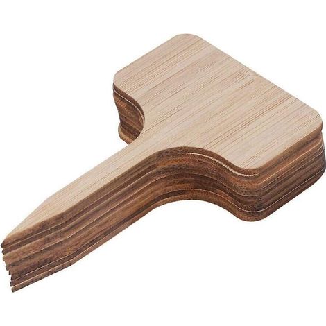 pancarte En Bois Pour L'tiquetage Des Plantes: Box De 10 Tiquettes En Bois - Ardoise En Bois Pour Jardin, Plante Et Potager - Rsistant Aux Intempr (1/5)