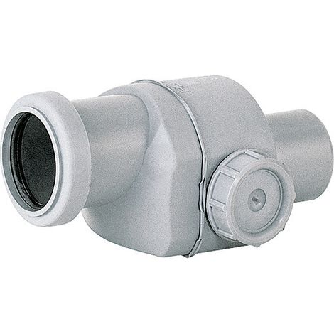 Dispositif de sécurité contre le reflux Dallmer RS 4.5 avec deux bouchons de nettoyage DN 50 (1/2)
