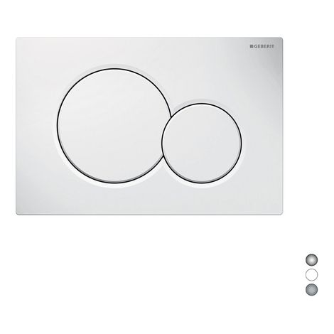 Geberit Sigma01 Betätigungsplatte chrom-matt (1/4)