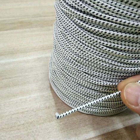 Black and white pull cord for blinds, replacement accessories for black and white pull cords for Venetian blinds and nylon blinds (20 pieces) (1/5)