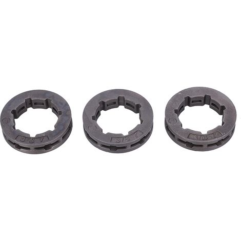 3 Pièces Pignon 7 Dents 3/8 Pouce Compatible STIHL 030 031 032 038 041 044 046 064 066 MS361 MS362 MS440 (1/5)
