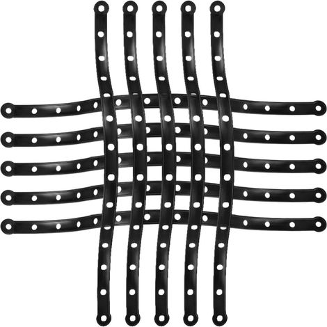 Bandes de fixation pour cintres en plastique noir, lot 20, style (1/5)
