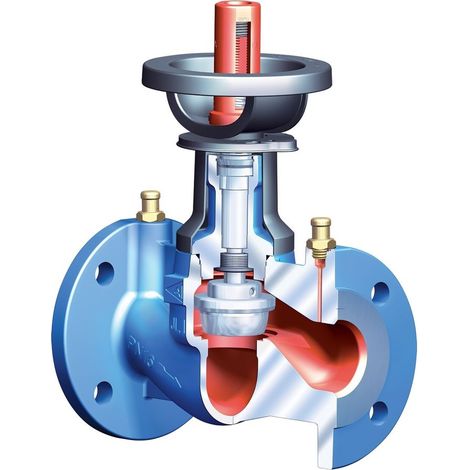 ARI Strangregulierventil V Astra 12020 DN 200, PN 200 EN-JL1040, Regulierkegel mit Weichdichtung