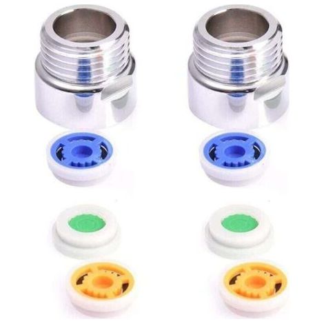 2 Pièces Douche Réducteur, Limiteur de Debit d'Eau Douche, Douche Limiteur de Réducteur Réducteur de Débit Réglé pour Cuisine, Salle à Manger, Salle de Bain