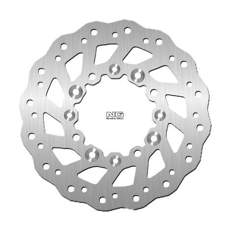 Disco de freno delantero ondulado Kawasaki KDX/KLX 125/250, 250x100 mm, 4 orificios