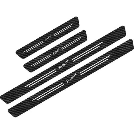(Noir et rouge - Pour Picasso) 4 autocollants de seuil de porte compatibles avec Citroën C1, C2, C3, C4, C4L, C5, C6, C8, C-Elysee, VTS, Xsara, C-Crosser, Berlingo, Jumpy, Nemo et Picasso. Accessoires (1/5)