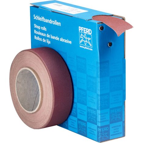 PFERD TOOLS 45016418 Schleifpapierrolle Körnung (num) 180 (L x B) 25 m x 38 mm 25 m (1/4)