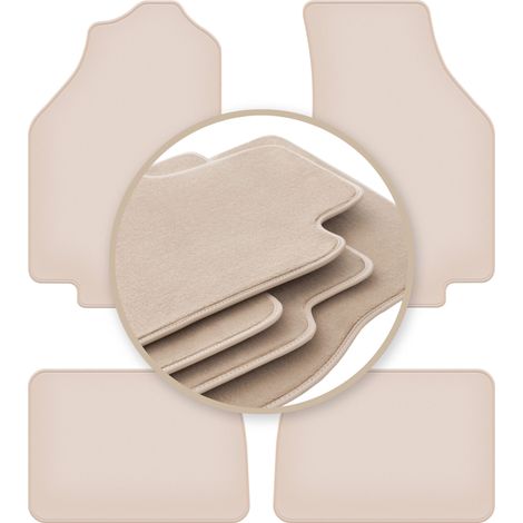 Alfombrillas beige PREMIUM para Honda Civic III hatchback 1983-1987